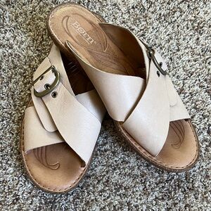 Born Women's Tan Leather Sandals